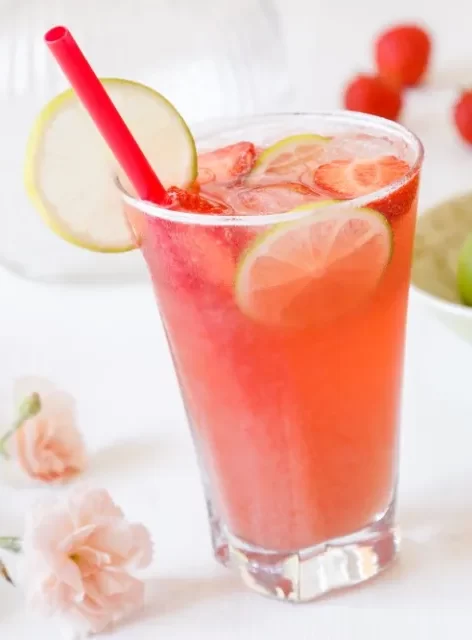 Domáce limonády I / jahodová a černicov