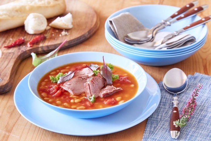 Rýchla fazuľová polievka