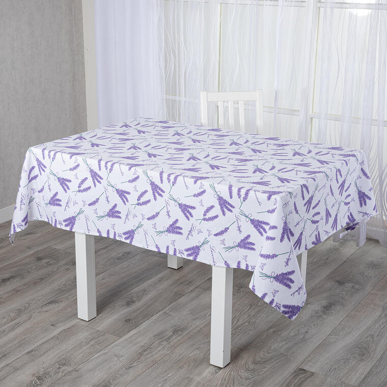 Obrus s potlačou LEVANDUĽA 140 x 180 cm