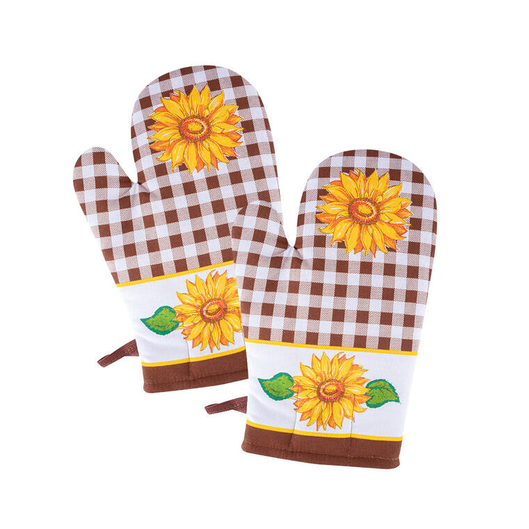 Chňapka SLNEČNICA hnedá, sada 2 ks