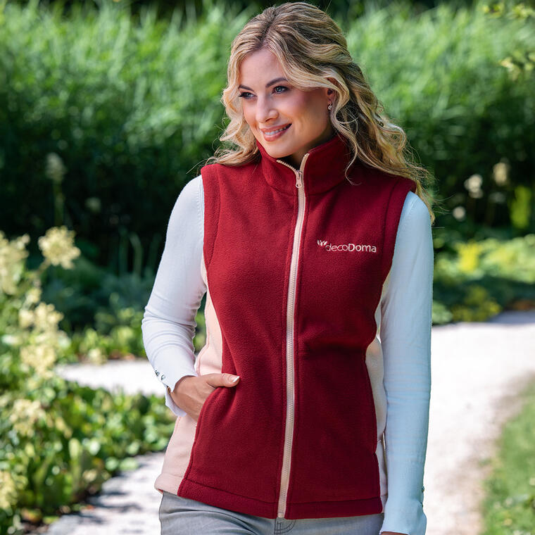 DARČEK ZADARMO - Dámska vesta *dD vínová
