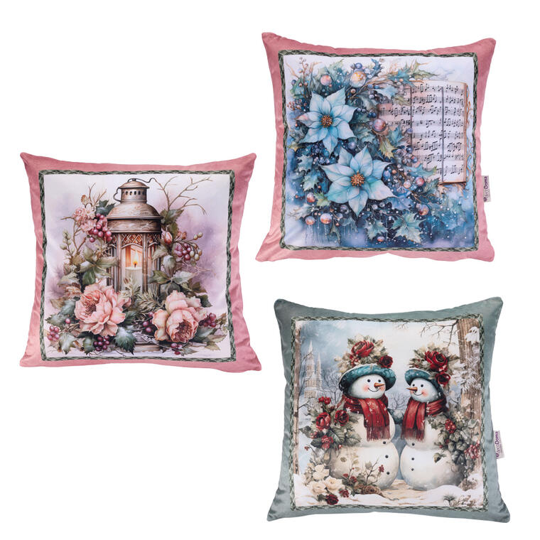 Sada 3 ks obliečok na vankúšiky LANTERNS 45 x 45 cm