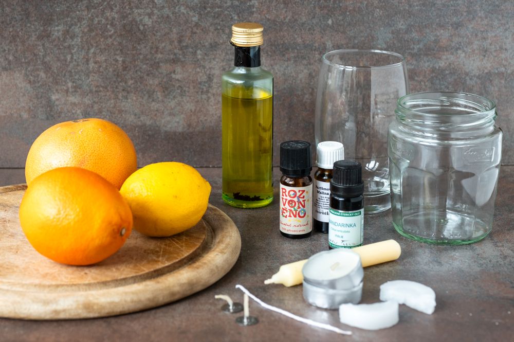 Voňavý svietnik z domácich zásob