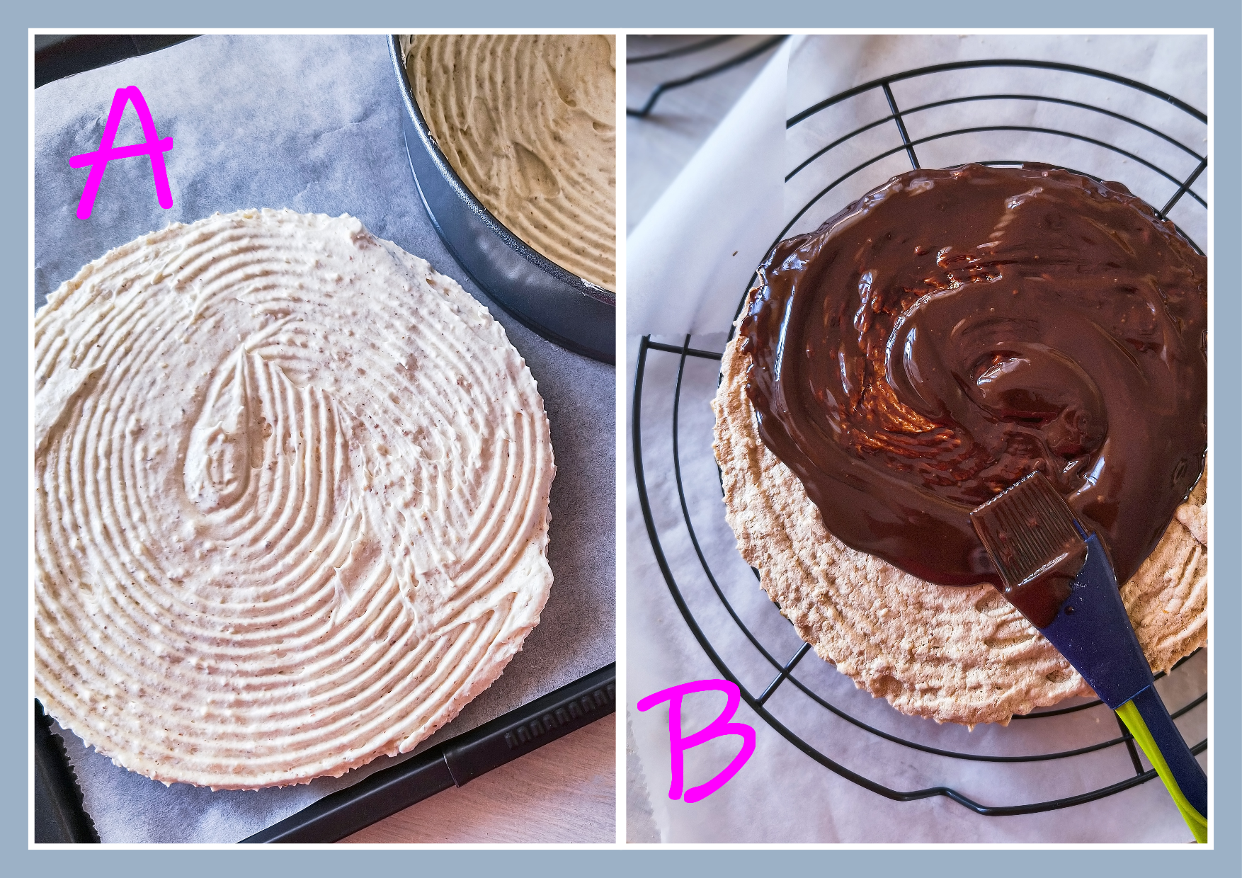 Oriešková bezé torta4